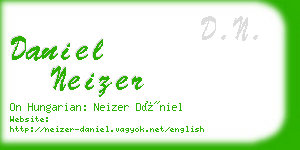 daniel neizer business card